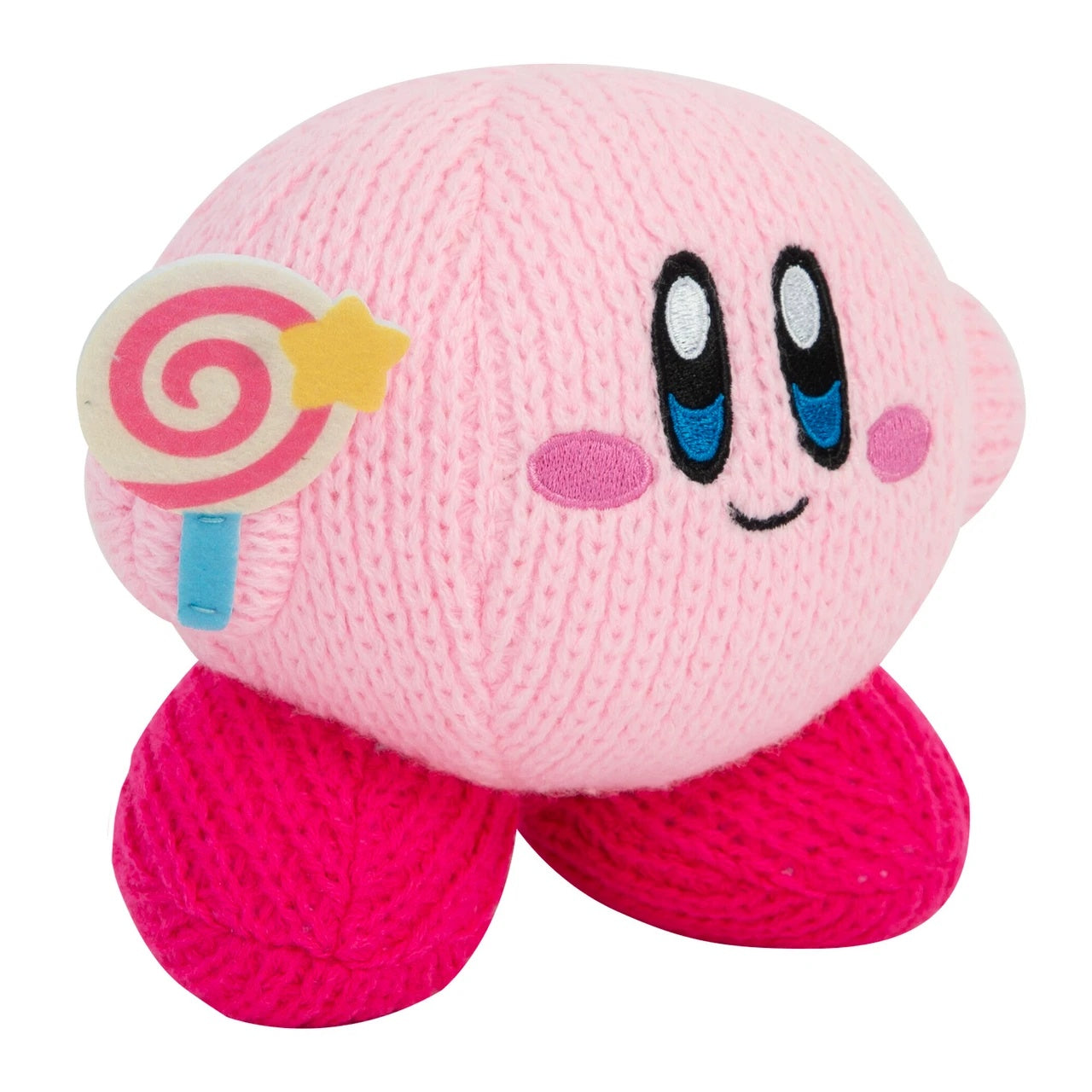Nuiguru Knit Kirby - Kirby With Invincible Candy - Plush Toy - 6 Inch