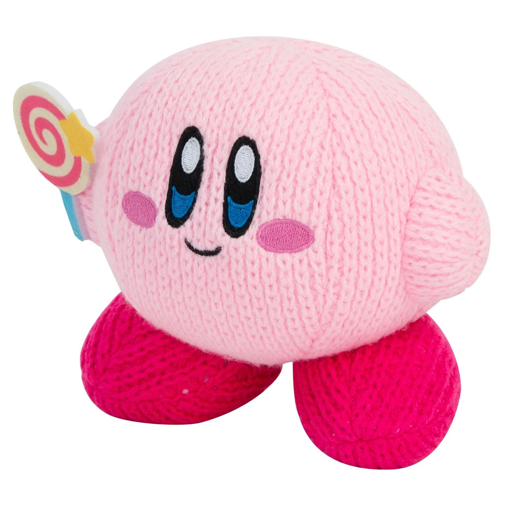 Nuiguru Knit Kirby - Kirby With Invincible Candy - Plush Toy - 6 Inch