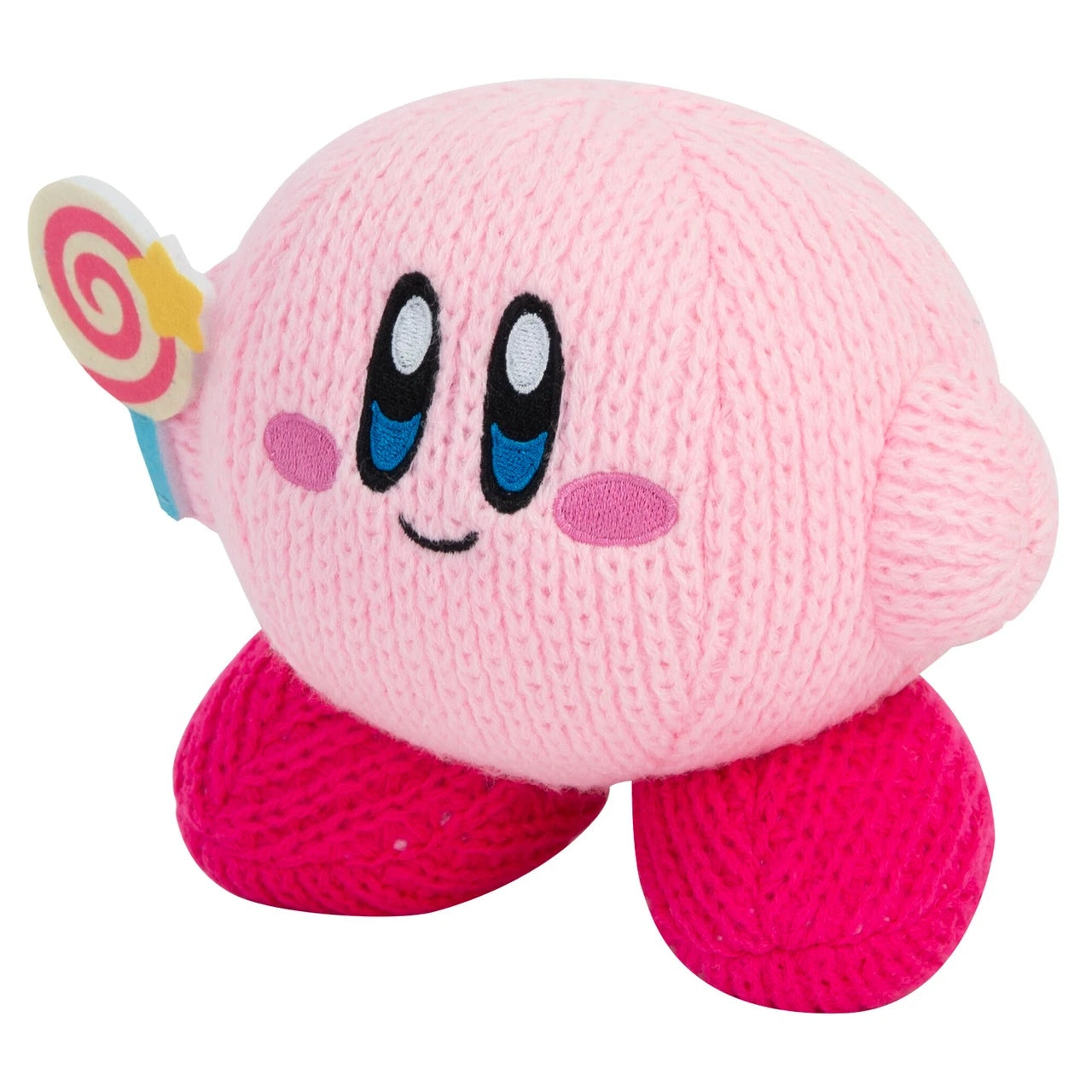 Nuiguru Knit Kirby - Kirby With Invincible Candy - Plush Toy - 6 Inch