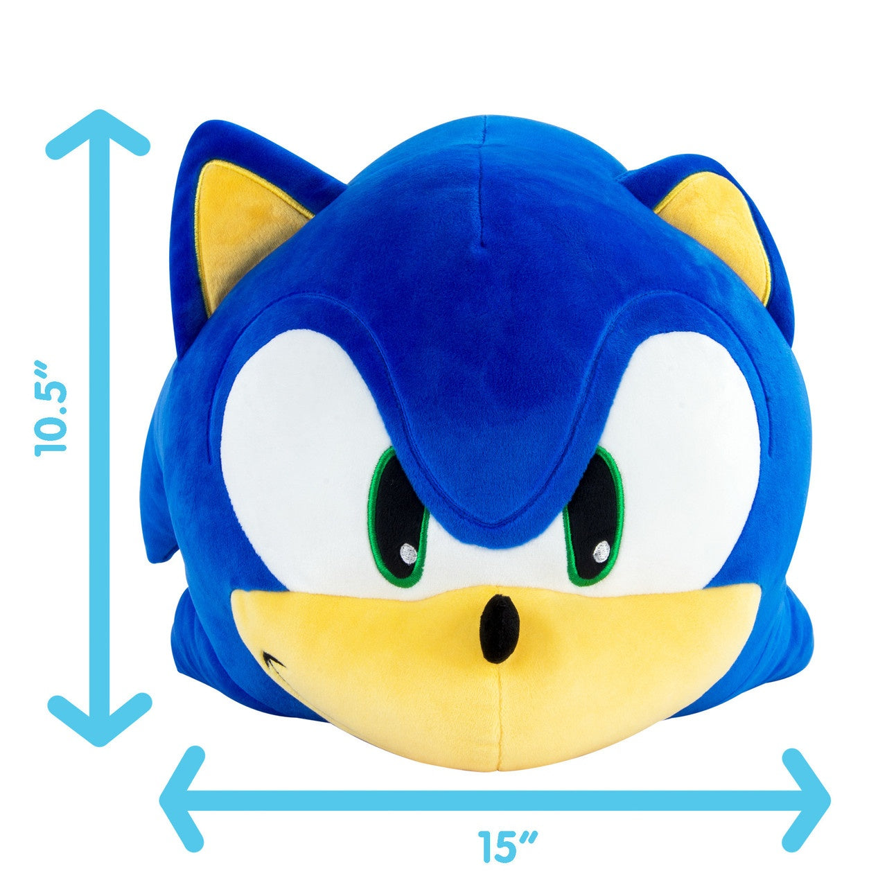 Club Mocchi- Mocchi- Sonic the Hedgehog - Sonic - Mega Plush Toy - 15 inch