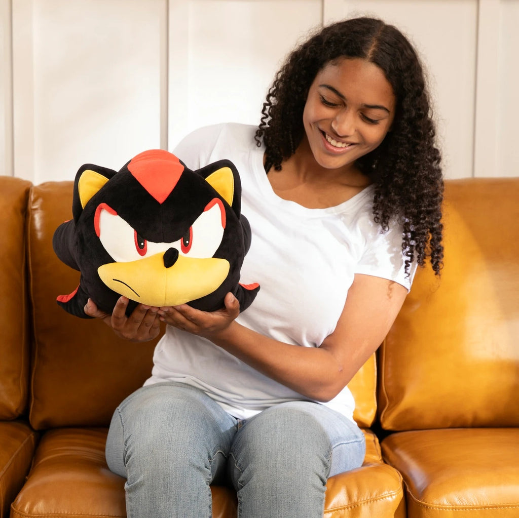 Club Mocchi- Mocchi- Sonic the Hedgehog - Shadow - Mega Plush Toy - 15 inch