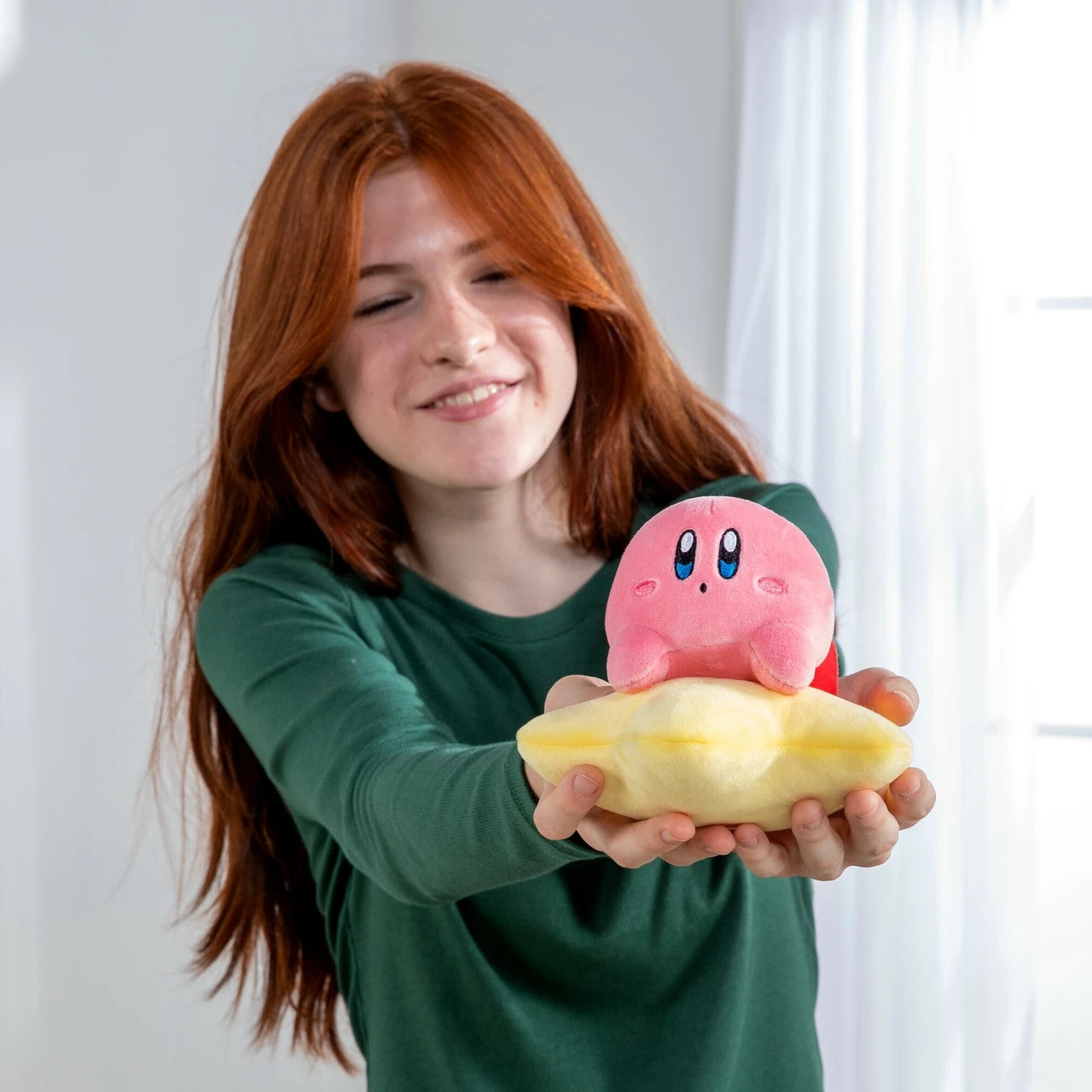 Club Mocchi Mocchi Nintendo Junior 6" Plush - Warp Star Kirby