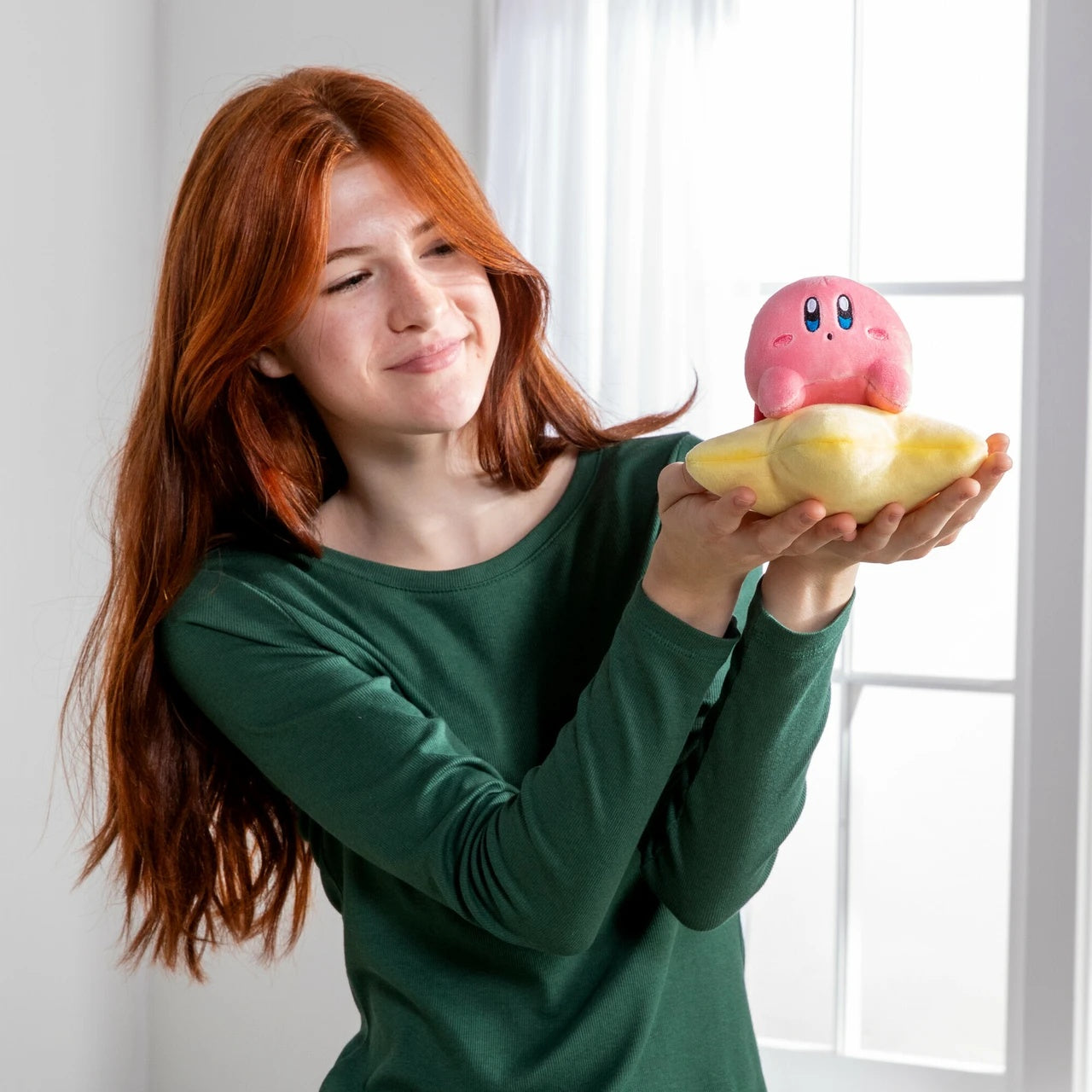 Club Mocchi Mocchi Nintendo Junior 6" Plush - Warp Star Kirby
