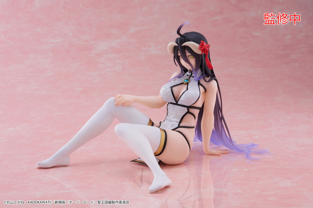 Taito - Overlord - Albedo Chinese Dress Ver. Desktop Cute Prize Figure