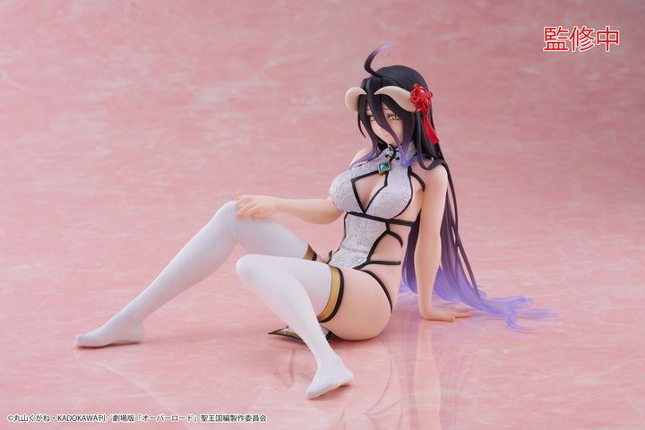 Taito - Overlord - Albedo Chinese Dress Ver. Desktop Cute Prize Figure