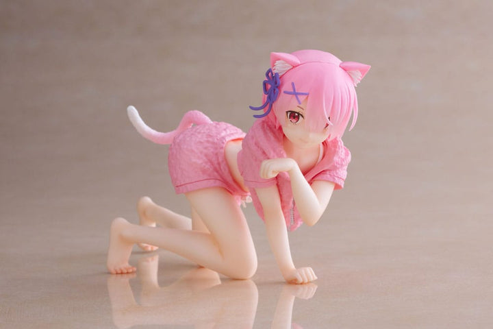 TAITO - Re:Zero Starting Life in Another World - Ram Cat Roomwear Ver - Desktop Cute Figure