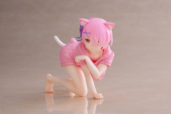 TAITO - Re:Zero Starting Life in Another World - Ram Cat Roomwear Ver - Desktop Cute Figure