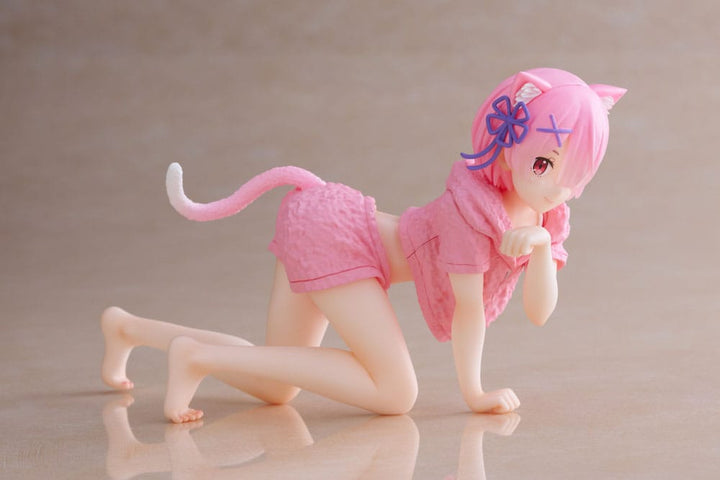 TAITO - Re:Zero Starting Life in Another World - Ram Cat Roomwear Ver - Desktop Cute Figure