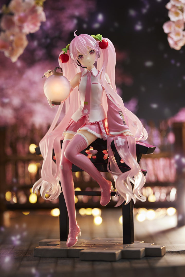 TAITO - Hatsune Miku - Sakura Miku AMP+ Sakura Lantern Ver. Prize Figure