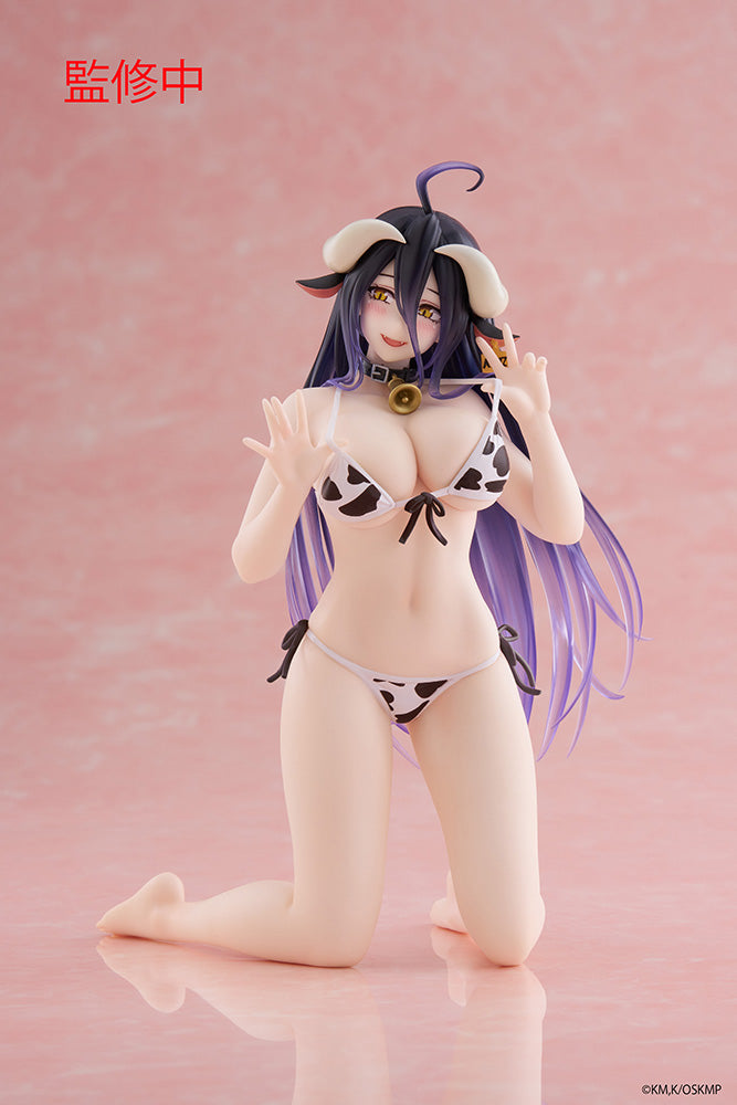 Taito - Overlord - Albedo Cow-Print Swimsuit Version Desktop Cute Figure