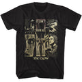 The Crow - Cant Rain Collage - American Classics - Solid Black Adult Short Sleeve T-Shirt