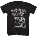 The Crow - All Dead - American Classics - Solid Black Adult Short Sleeve T-Shirt