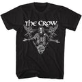The Crow - Crows And Rose Triangle - American Classics Adult Short Sleeve T-Shirt