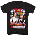 Talladega Nights - Ricky Collage - American Classics - Solid Black Adult Short Sleeve T-Shirt
