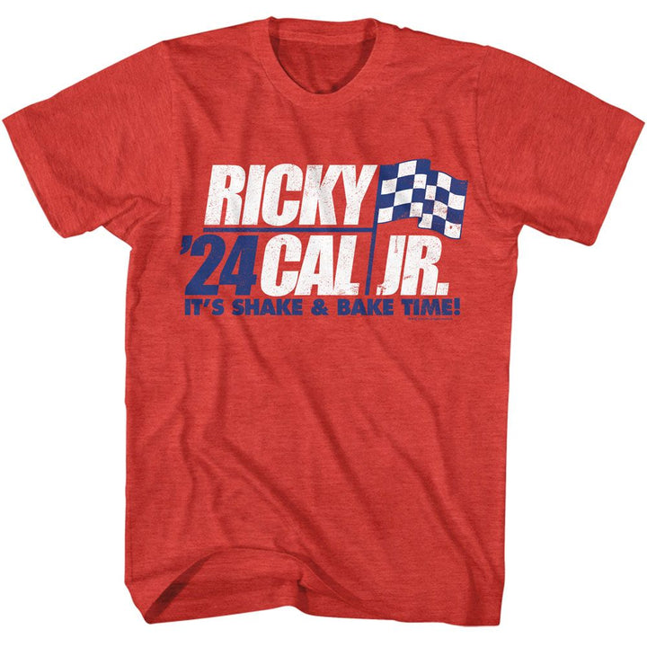 Talladega Nights - Bobby Cal Jr 24 - Adult Heather Short Sleeve T-Shirt