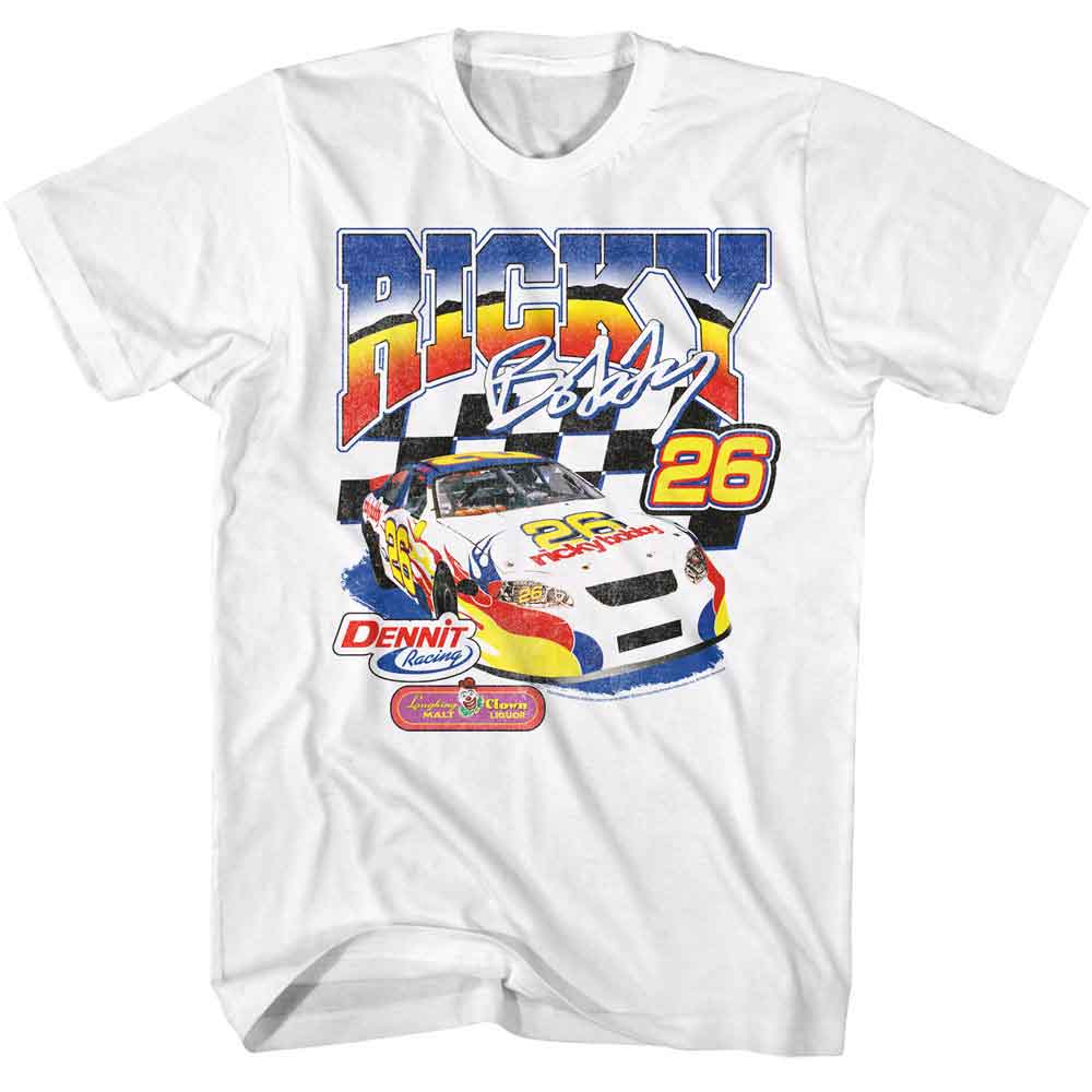 Talladega Nights - Sponsored - American Classics - Solid White Adult Short Sleeve T-Shirt