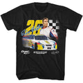 Talladega Nights - 26 With Signature - American Classics - Solid Black Adult Short Sleeve T-Shirt
