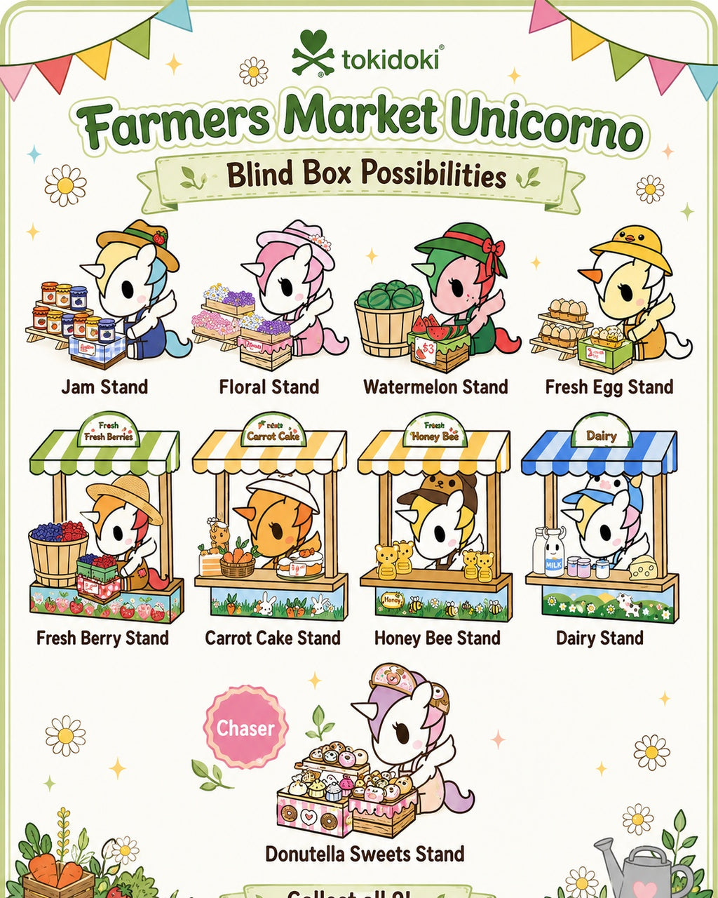 Tokidoki - Farmers Market - Unicorno - One Blind Box