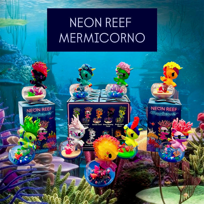 Tokidoki Mermicorno Neon Reef Blind Box