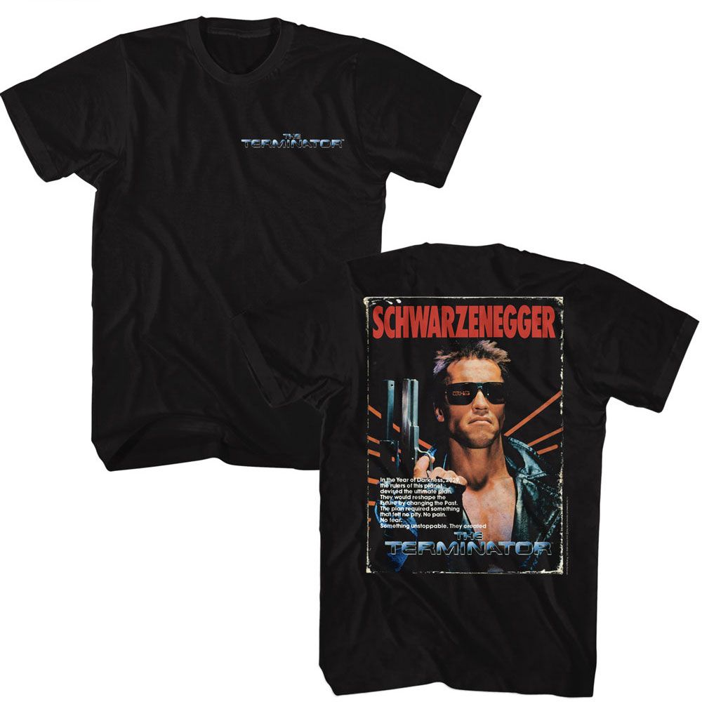 Terminator - Poster F B - Officially Licensed 2-Sided Print Adult Short Sleeve T-Shirt