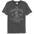 Terminator - Varsity Style - American Classics - Gray Solid Adult Short Sleeve Comfort Color T-Shirt