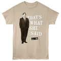 The Office - Standing Michael Alt Color - Adult Short Sleeve T-Shirt - Sand