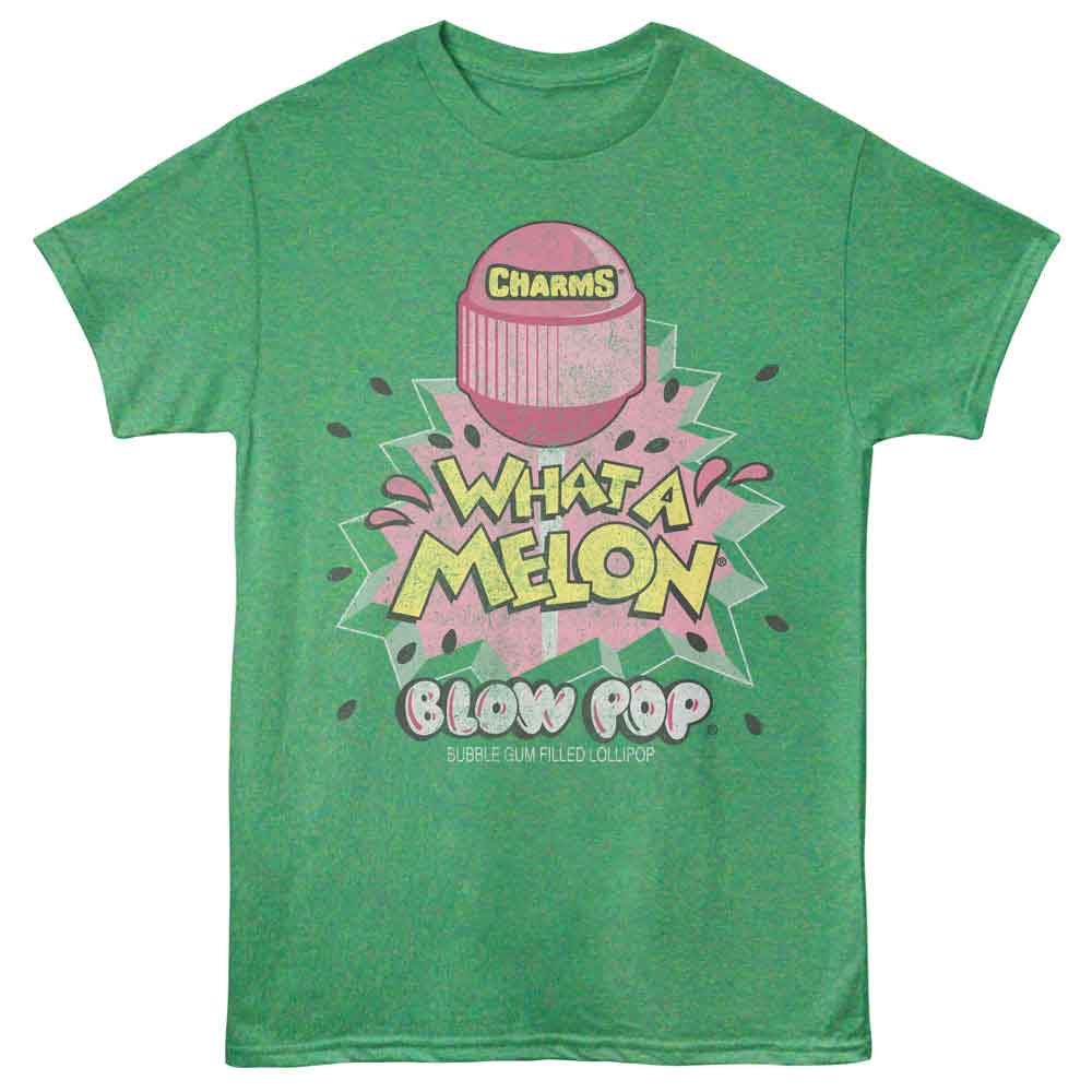 Tootsie Roll - What A Melon - Licensed Adult Unisex Short Sleeve T-Shirt - Kelly Heather