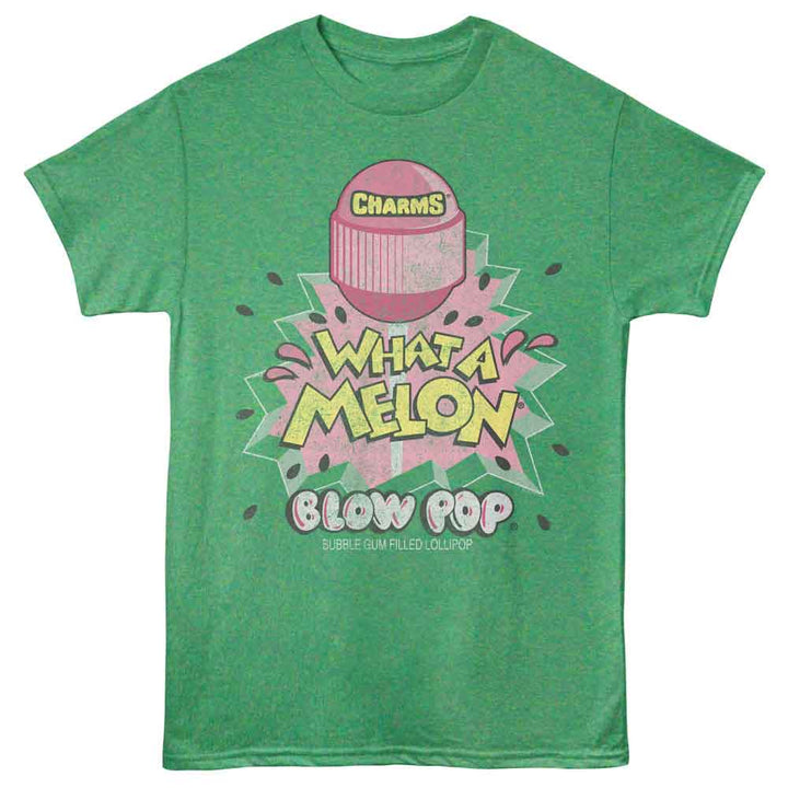 Tootsie Roll - What A Melon - Licensed Adult Unisex Short Sleeve T-Shirt - Kelly Heather