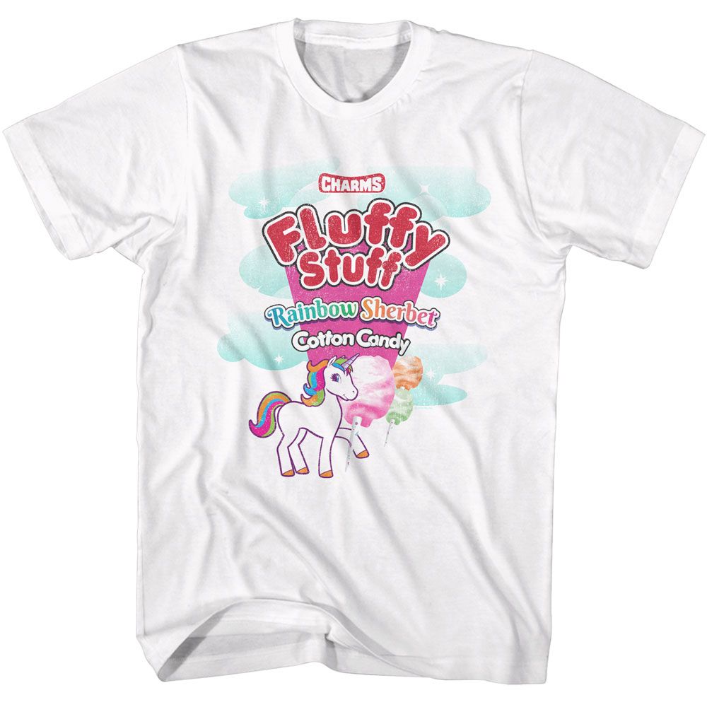 Tootsie Roll - Fluffy Stuff Rainbow Sherbert - Officially Licensed Adult Short Sleeve T-Shirt