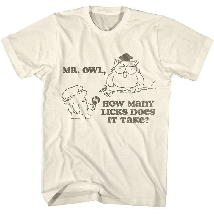 Tootsie Roll - Mr Owl - American Classics - Adult Short Sleeve T-Shirt