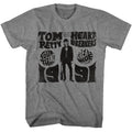 Tom Petty - Touring Tgwo 91 - American Classics - Heather Gray Adult Short Sleeve T-Shirt