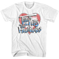 Tom Petty - Americana Heart And Logo - American Classics - Solid White Adult Short Sleeve T-Shirt