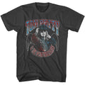 Tom Petty - Americana Wings - American Classics - Solid Gray Adult Short Sleeve T-Shirt