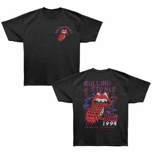 Rolling Stones - Voodoo Lounge - Bronx Oversized Short Sleeve T-Shirt - Front & Back Print - Black