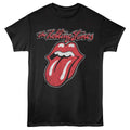 Rolling Stones - Classic Logo - Black - Front Print Solid Adult Unisex Short Sleeve T-Shirt