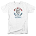 Three Stooges - Curly For President - Adult Unisex Short Sleeve T-Shirt - White