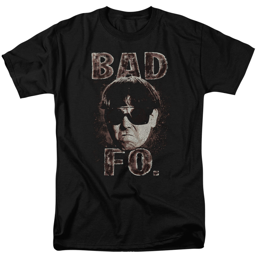Three Stooges - Bad Moe Fo - Adult Unisex Short Sleeve T-Shirt - Black