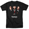 Three Stooges - Wiseguys - Adult Unisex Short Sleeve T-Shirt - Black