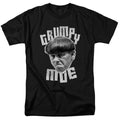 Three Stooges - Grumpy Moe - Adult Unisex Short Sleeve T-Shirt - Black