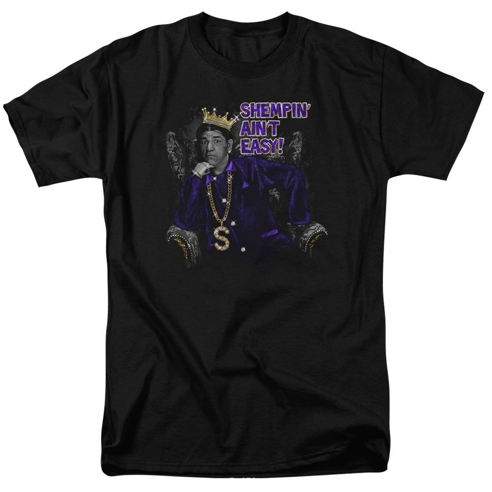 Three Stooges - Shempin - Adult Unisex Short Sleeve T-Shirt - Black
