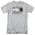 Three Stooges - Nyuk Dynasty - Adult Unisex Short Sleeve T-Shirt - Gray