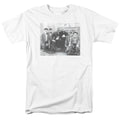 Three Stooges - Hello - Adult Unisex Short Sleeve T-Shirt - White