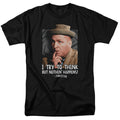 Three Stooges - Try To Think - Adult Unisex Short Sleeve T-Shirt - Black