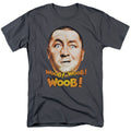 Three Stooges - Woob Woob Woob - Adult Unisex Short Sleeve T-Shirt - Gray