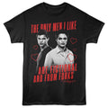 Twilight - Fictional And From Forks - Front Print Adult Short Sleeve Solid T-Shirt - Black