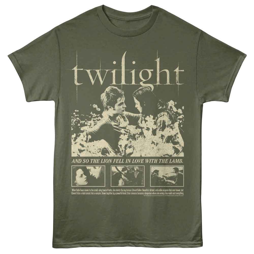Twilight - Plot - Solid Adult Unisex Short Sleeve T-Shirt - Military Green
