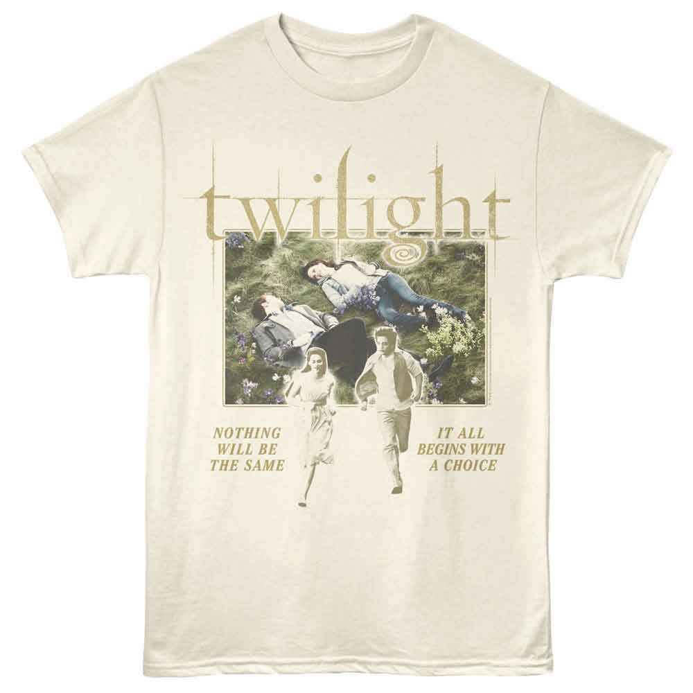 Twilight - Begins With A Choice - Adult Short Sleeve T-Shirt - Natural