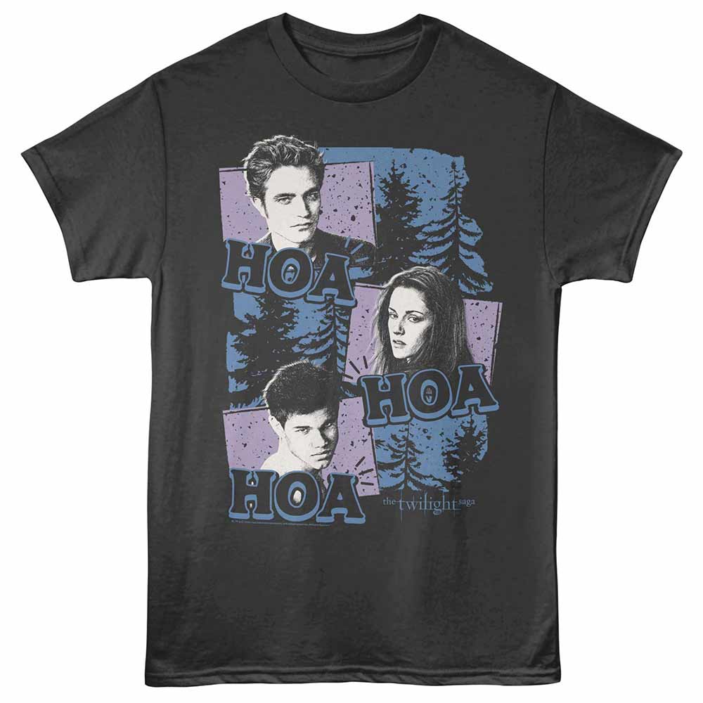 Twilight - Hoa Hoa Hoa - Adult Unisex Short Sleeve T-Shirt - Smoke