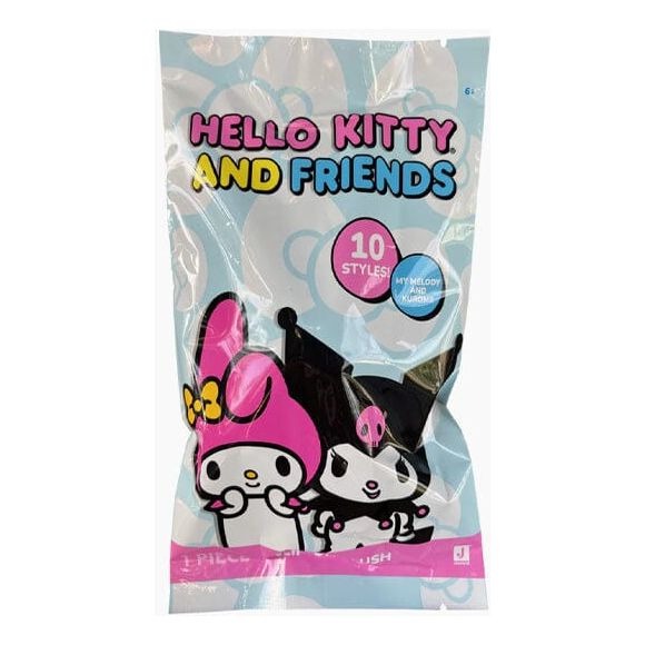 My Melody and Kuromi 3" Plush Clip-On Hanger Keychain Blind Pack - 1 Random