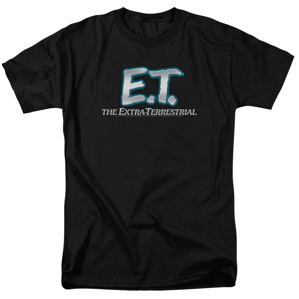 E.T. the Extra-Terrestrial - Logo - Adult Unisex Short Sleeve T-Shirt - Black